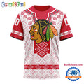 NHL Chicago Blackhawks Hockey Team Native Heritage Design T Shirt, Hoodie, Sweatshirt
