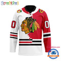 NHL Chicago Blackhawks Home Mix Away New Design Hockey Jersey