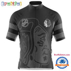 NHL Chicago Blackhawks Special Mono Cycling Jersey, Hockey Team Design Jersey