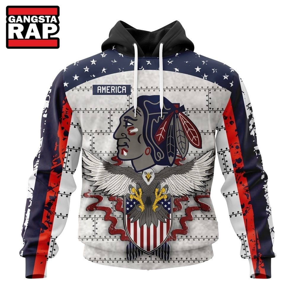 NHL Chicago BlackHawks Specialized In US Concepts Unisex Hoodie, T Shirt