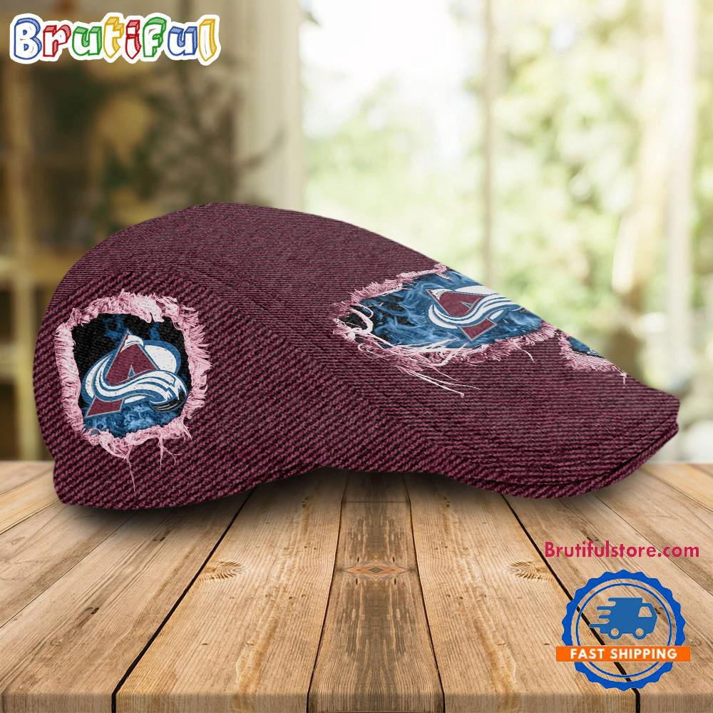 NHL Colorado Avalanche Hockey Logo Team Design Jeff Cap