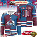NHL Colorado Avalanche Mix Home Away 2025 Custom Hockey Jersey