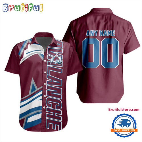 NHL Colorado Avalanche New Design Hawaiian Shirt, Hockey Team Button Shirt