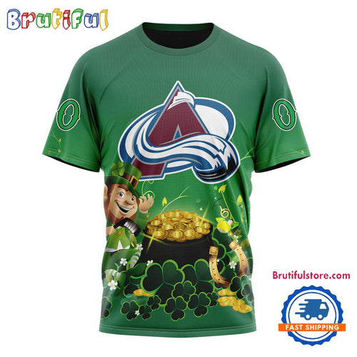 NHL Colorado Avalanche Personalize St. Patrick’s Day Hockey Team T Shirt, Hoodie, Sweatshirt