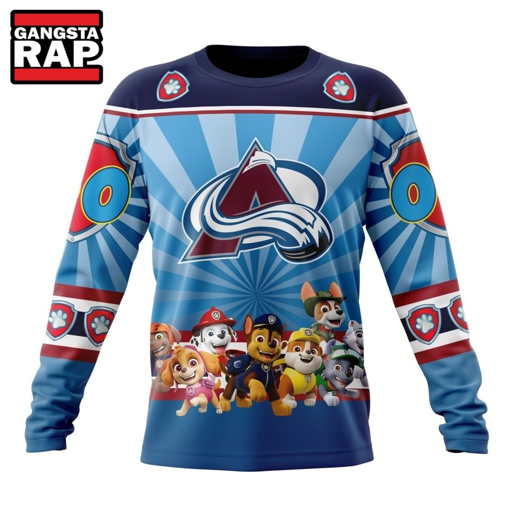 NHL Colorado Avalanche Special Paw Patrol Kits Hoodie, T Shirt