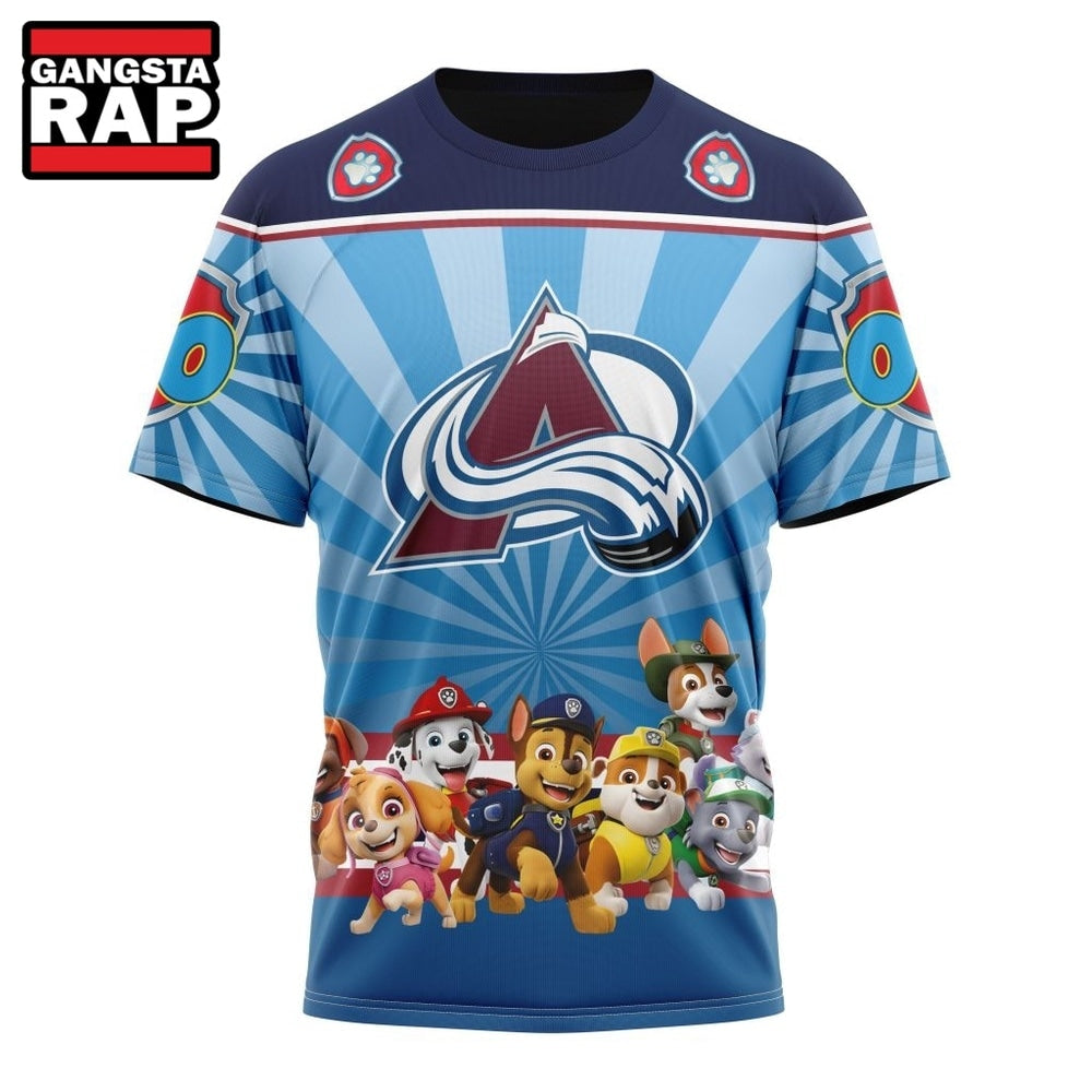 NHL Colorado Avalanche Special Paw Patrol Kits Hoodie, T Shirt