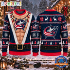 NHL Columbus Blue Jackets Funny Body Christmas Ugly Sweater