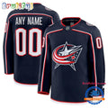 NHL Columbus Blue Jackets Home Premium Custom Hockey Jersey