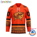 NHL Columbus Blue Jackets National Day For Truth And Reconciliation Design Hockey Jersey, Sport Jersey Shirt