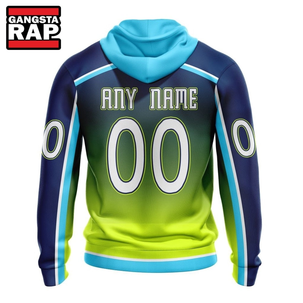 NHL Columbus Blue Jackets Special Retro Gradient Design Hoodie, T Shirt
