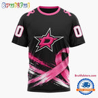 NHL Dallas Stars 2026 Hockey Pink Fights Breast Cancer Design Hoodie, TShirt, Sweatshirt