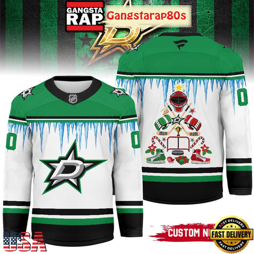 NHL Dallas Stars Christmas 2025 Custom Number Hockey Jersey