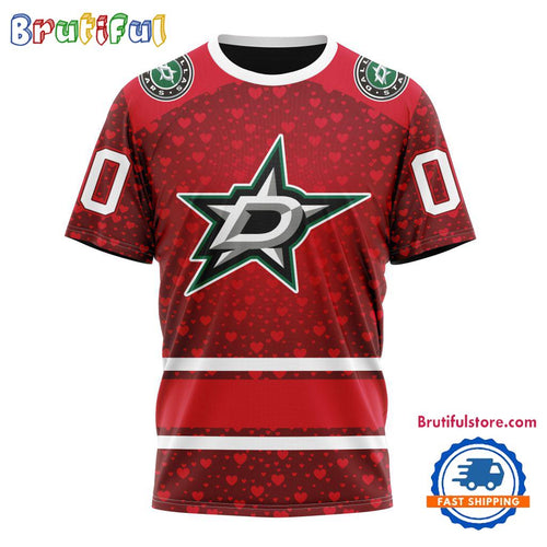 NHL Dallas Stars Hockey Team Gift For Valentines Day TShirt, Sweatshirt, Hoodie