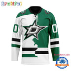 NHL Dallas Stars Home Mix Away New Design Hockey Jersey