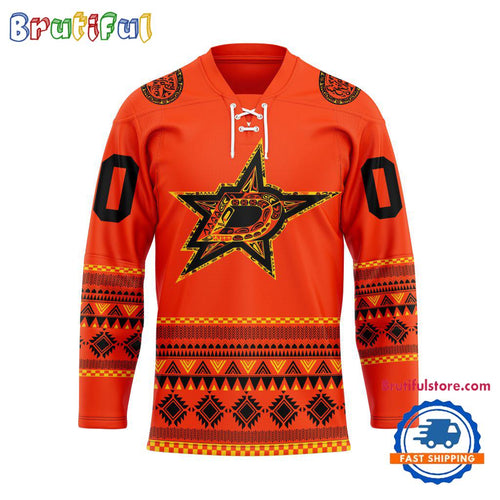 NHL Dallas Stars National Day For Truth And Reconciliation Design Hockey Jersey, Sport Jersey Shirt