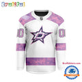 NHL Dallas Stars Personalized Hockey Fights Cancer Design Jersey