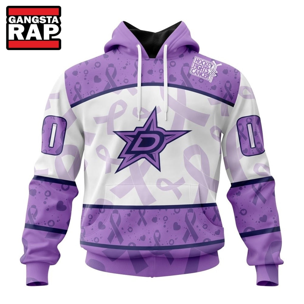 NHL Dallas Stars Special Lavender Fight Cancer Hoodie, T Shirt