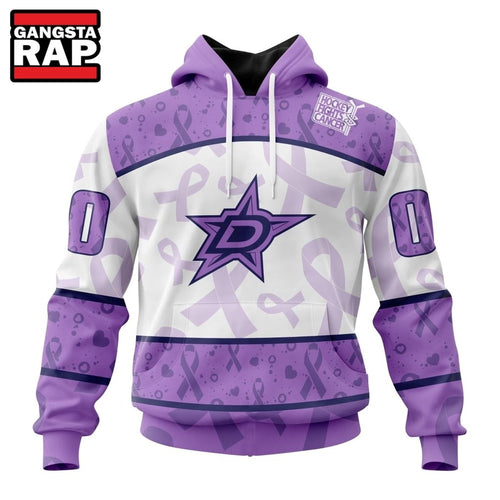 NHL Dallas Stars Special Lavender Fight Cancer Hoodie, T Shirt