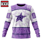 NHL Dallas Stars Special Lavender Fight Cancer Hoodie, T Shirt