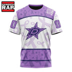 NHL Dallas Stars Special Lavender Fight Cancer Hoodie, T Shirt