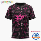 NHL Dallas Stars Special Pink Breast Cancer Awareness New Design T Shirt
