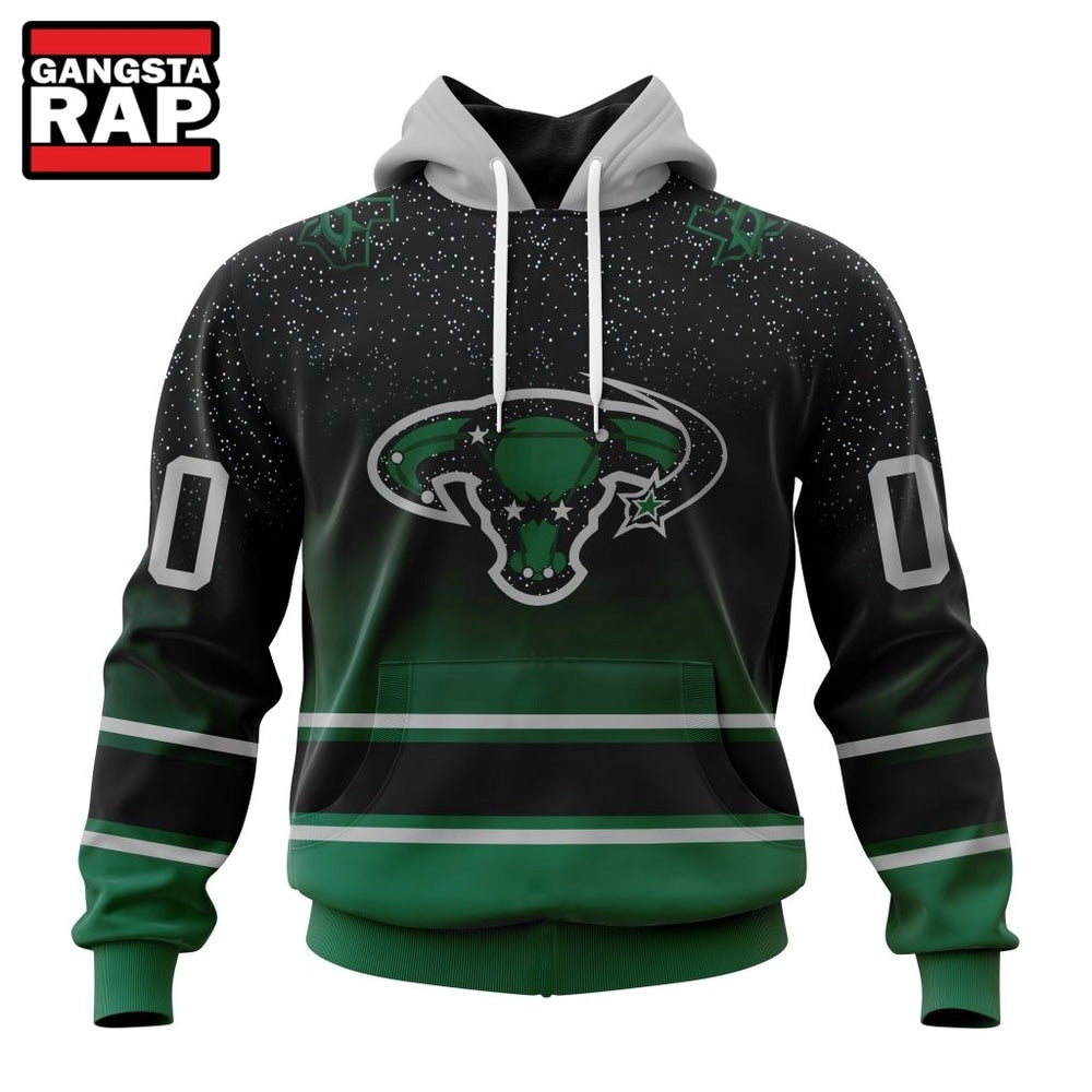 NHL Dallas Stars Special Retro Gradient Design Hoodie, T Shirt
