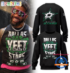 NHL Dallas Stars x YEET Black Hoodie T-Shirt