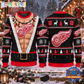 NHL Detroit Red Wings Funny Body Christmas Ugly Sweater