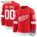 NHL Detroit Red Wings Home Premium Custom Hockey Jersey