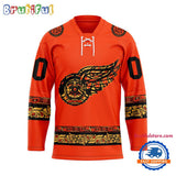 NHL Detroit Red Wings National Day For Truth And Reconciliation Design Hockey Jersey, Sport Jersey Shirt