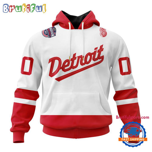 NHL Detroit Red Wings Personalized 2025 Stadium Series Design Hoodie T-Shirt