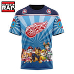 NHL Detroit Red Wings Special Paw Patrol Kits Hoodie, T Shirt