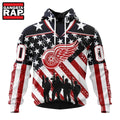 NHL Detroit Red Wings Specialized Kits For Honor USS Military Hoodie, T Shirt