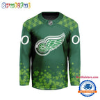 NHL Detroit Red Wings St.Patrick’s Day New Design Hockey Jersey