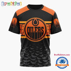 NHL Edmonton Oilers Halloween Design Personalized Hoodie, T Shirt, Sweatshirt