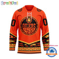 NHL Edmonton Oilers National Day For Truth And Reconciliation Design Hockey Jersey, Sport Jersey Shirt