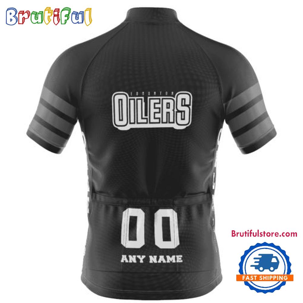 NHL Edmonton Oilers Special Mono Cycling Jersey, Hockey Team Design Jersey