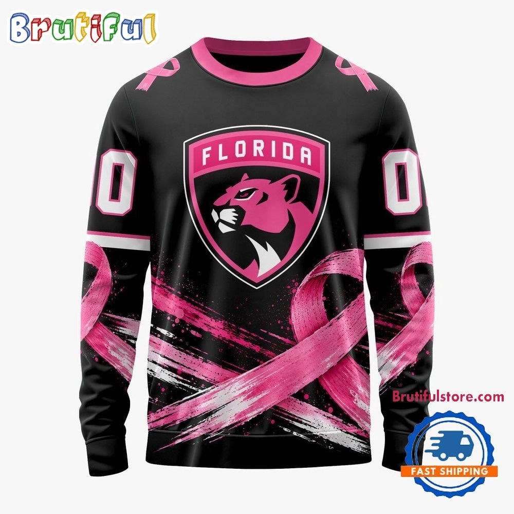 NHL Florida Panthers 2026 Hockey Pink Fights Breast Cancer Design Hoodie, TShirt, Sweatshirt