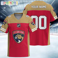 NHL Florida Panthers Hockey Team Personalized Football Jersey