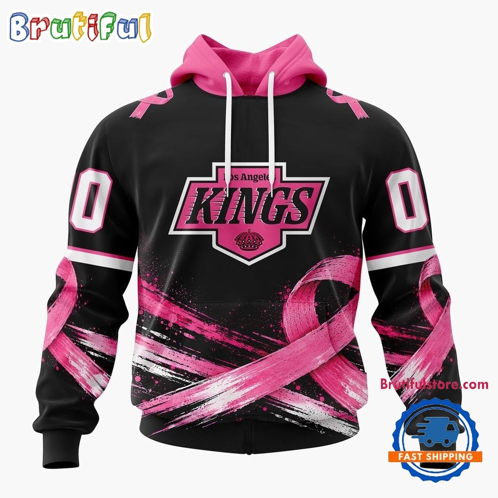 NHL Los Angeles Kings 2026 Hockey Pink Fights Breast Cancer Design Hoodie, TShirt, Sweatshirt