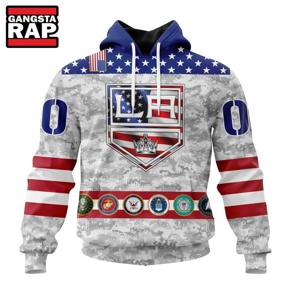 NHL Los Angeles Kings Armed Forces Appreciation Design Hoodie, T Shirt