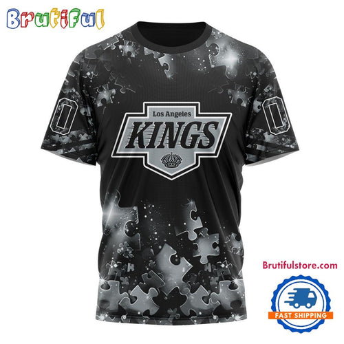 NHL Los Angeles Kings Autism Awareness Hockey New Design TShirt, Sweatshirt, Hoodie