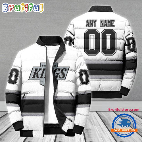 NHL Los Angeles Kings Hockey Team Personalized Away New Puffer Jacket