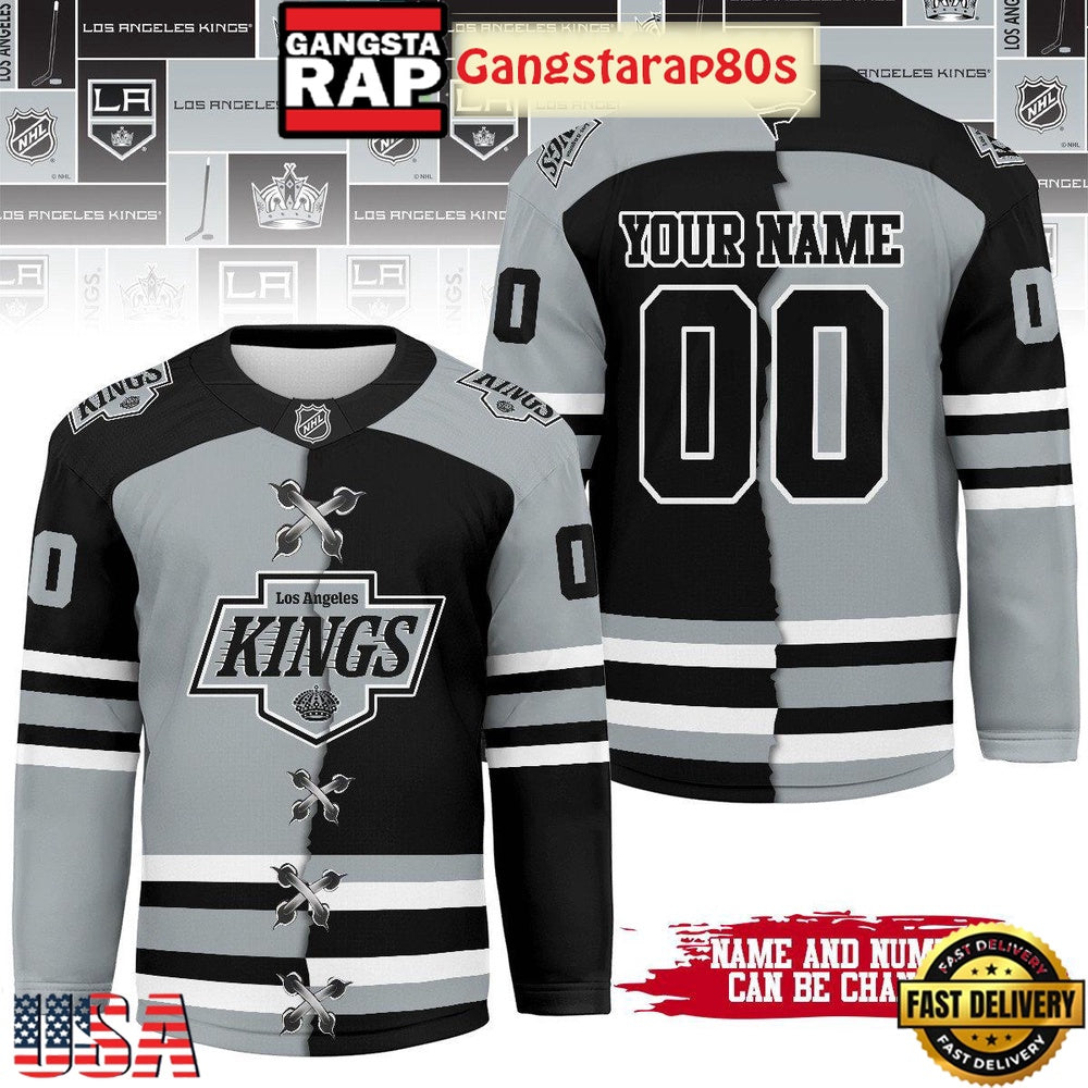 NHL Los Angeles Kings Mix Home Away 2025 Custom Hockey Jersey