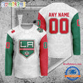 NHL Los Angeles Kings Personalized Mexican Heritage Hockey Jersey