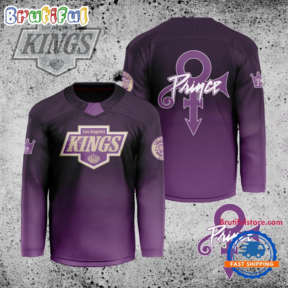 NHL Los Angeles Kings Personalized Prince Night Hockey Jersey