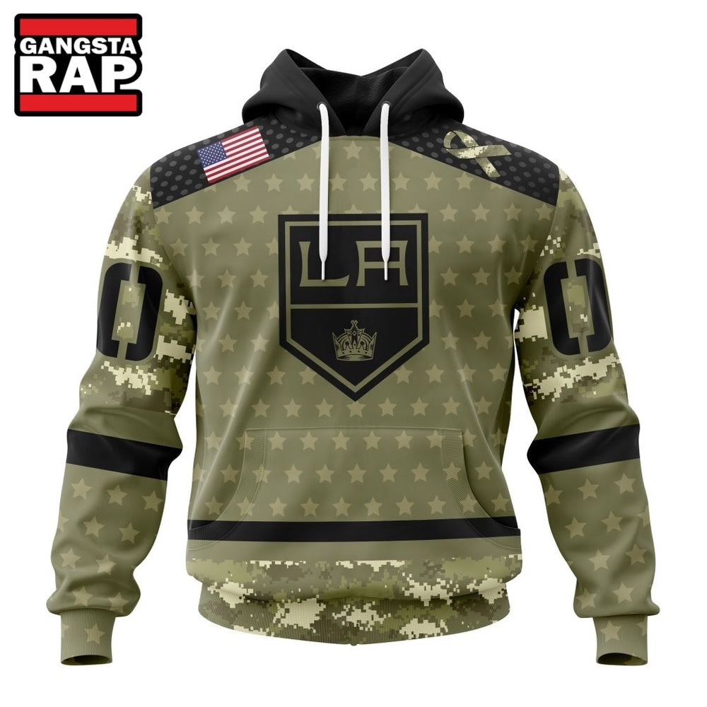NHL Los Angeles Kings Special Camo Military Appreciation Hoodie, T Shirt