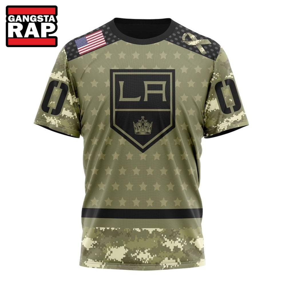 NHL Los Angeles Kings Special Camo Military Appreciation Hoodie, T Shirt