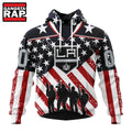 NHL Los Angeles Kings Specialized Kits For Honor USS Military Hoodie, T Shirt