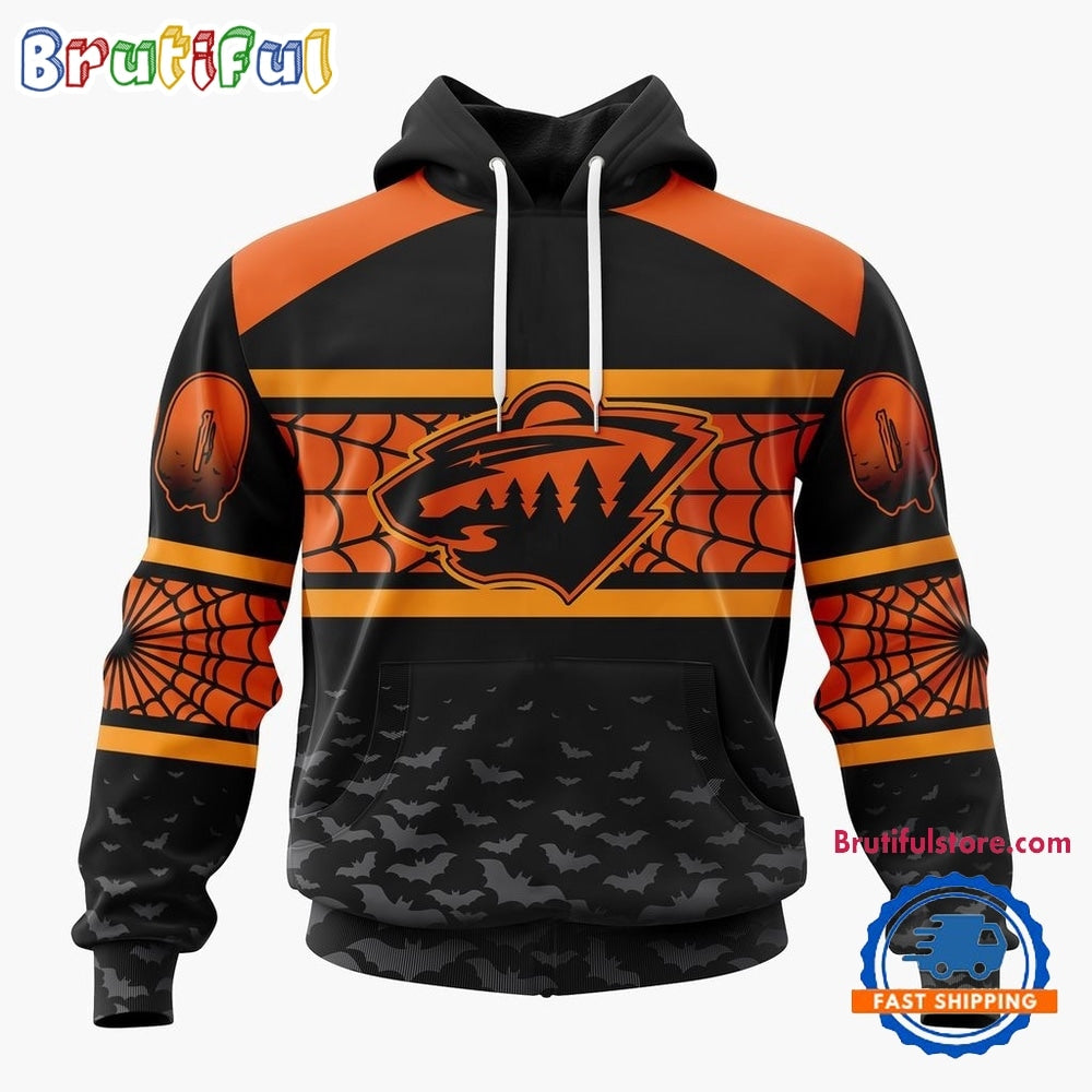 NHL Minnesota Wild Halloween Design Personalized Hoodie, T Shirt, Sweatshirt